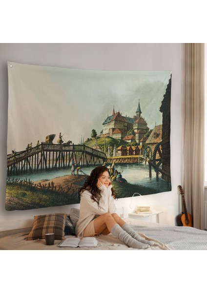 Luigi Mayer'in Osmanlı Hakimiyeti Isimli Duvar ÖRTÜSÜ-7025 fiyatları