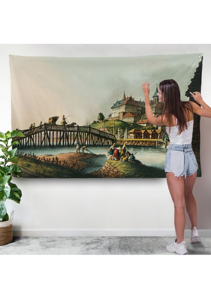 Luigi Mayer'in Osmanlı Hakimiyeti Isimli Duvar ÖRTÜSÜ-7025 modelleri