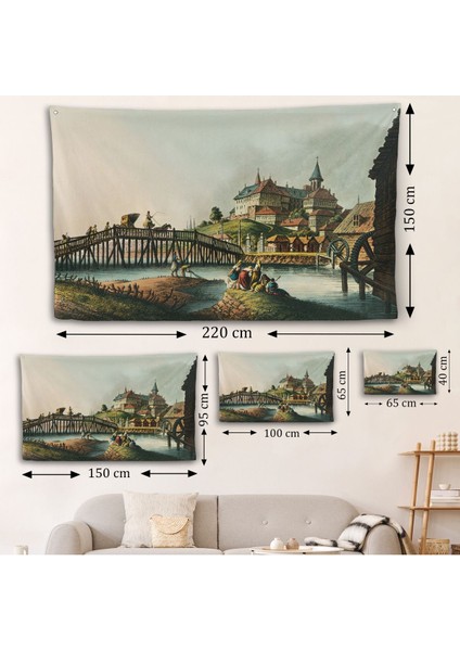 Luigi Mayer'in Osmanlı Hakimiyeti Isimli Duvar ÖRTÜSÜ-7025 fırsatları