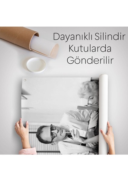Marilyn Monroe ile Arthur Miller Duvar Örtüsü - HALISI-6063 indirimleri