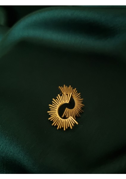 Yarım Güneş 316L Paslanmaz Çelik Küpe fiyatları