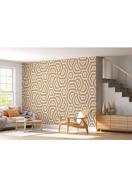 Db Pastel Renkli Geometrik Desenli Duvar KAĞIDI-5786 modelleri