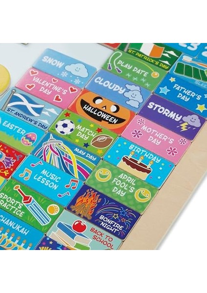 & Doug Ilk Günlük Manyetik Takvimim, Gelişimsel Oyuncak, Mıknatıslı Aktiviteler, 3+, Erkek Veya Kız Çocuğa Hediye fiyatları