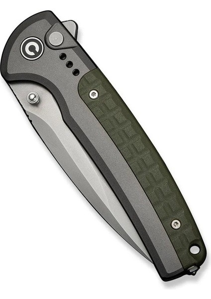 Sentinel Strike Iı Flipper & Thumb Stud & Button Lock Knife Gray & Green Aluminum & Frn Handle Çakı indirimleri