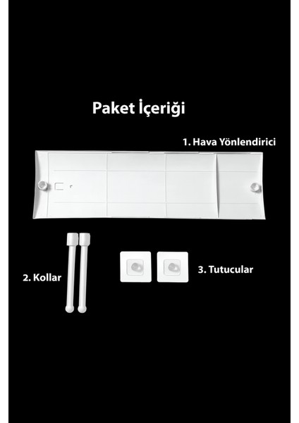 Ayarlanabilir Klima Hava Yönlendirici