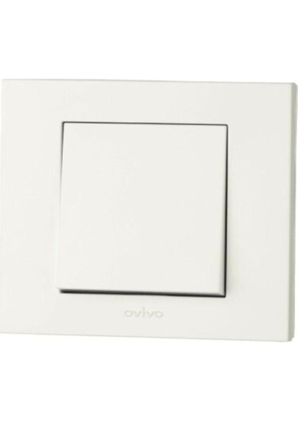 20 Adet Ovivo Grano Beyaz Natural Anahtar Çerçeve Dahil