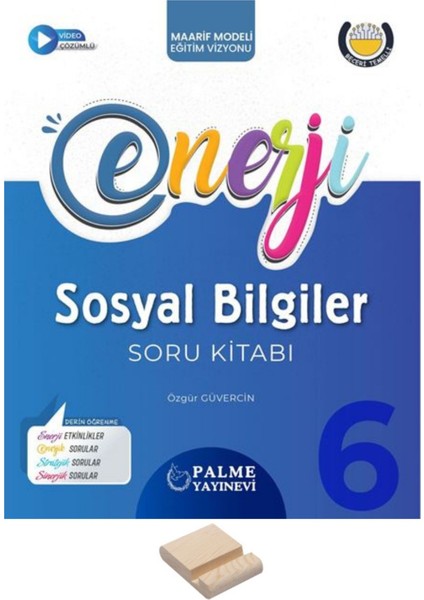 6. Sınıf Sosyal Bilgiler Soru Kitabı ve Telefon Tutucu