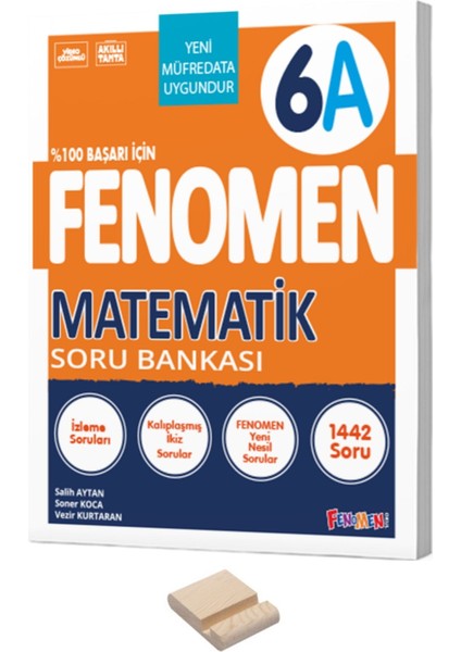 Fenomen Yayıncılık 6. Sınıf A Serisi Matematik Soru Bankası ve Telefon Tutucu
