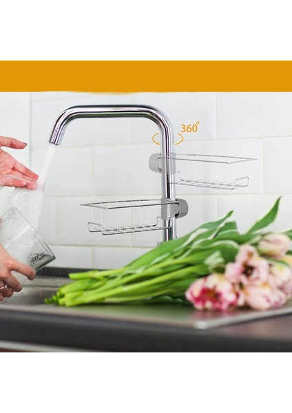 Mutfak Banyo Duş Musluk Üstü Rafı Sabun Sünger Askısı Raf Tek Kat modelleri