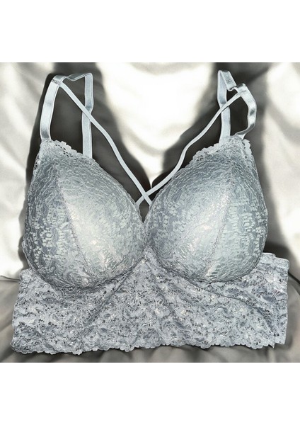 Dantelli Çapraz Askılı Büstiyer Kaplı Bralet Sütyen Takımı fiyatları