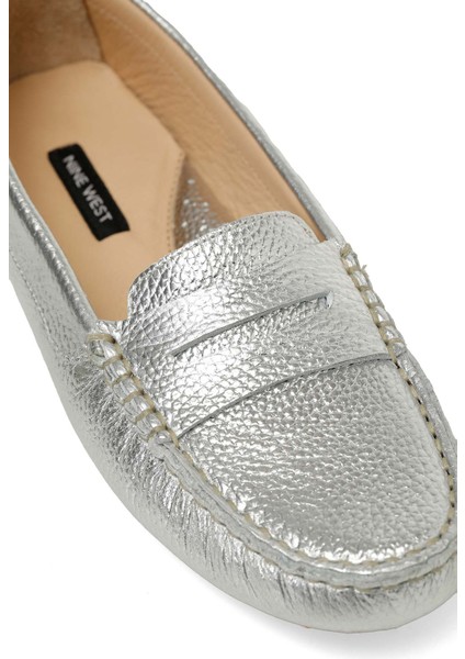 Neyunes 5fx Gümüş Kadın Loafer