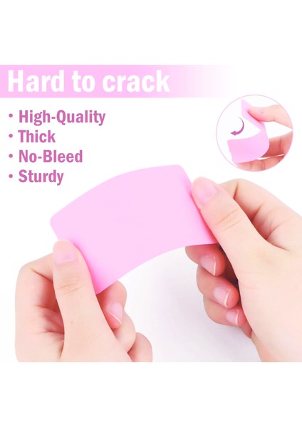 Boş Kelime Kartları 5x8 cm - 50 Adet Oval Kenarlı | Tabu &amp; Not Kartları - Beyaz fiyatları
