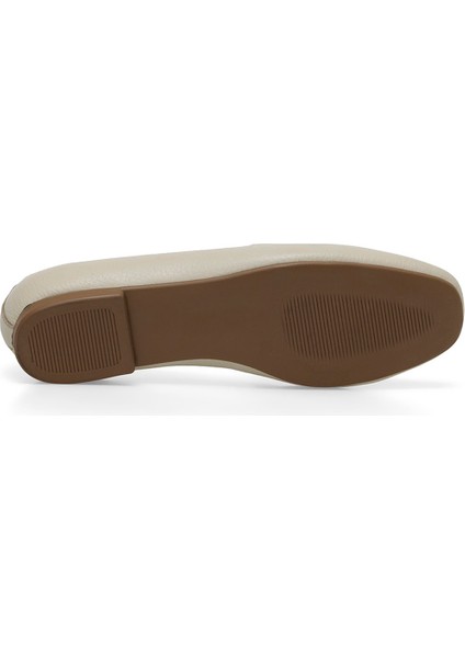 Yamo 4fx Kırık Beyaz Kadın Loafer