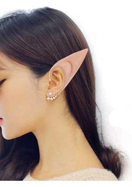 Büro Ev Ofis Gösteri Kostümü İçin Çiftli Yumuşak Kulak Lateks Elf Kulağı fiyatları