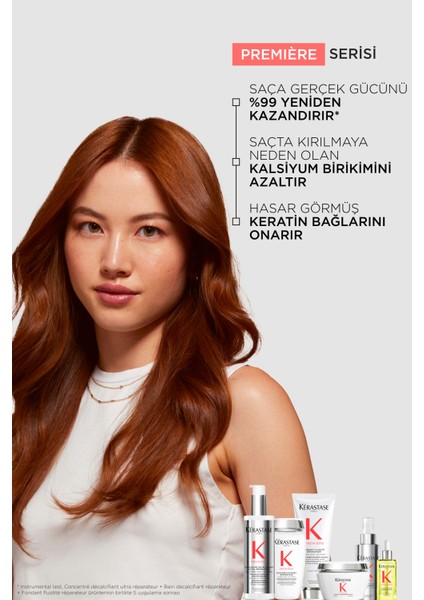 Premiere Serum Filler Fondamental Elektriklenme Karşıtı Onarım Sağlayan Saç Serumu 90 ml 90 ml