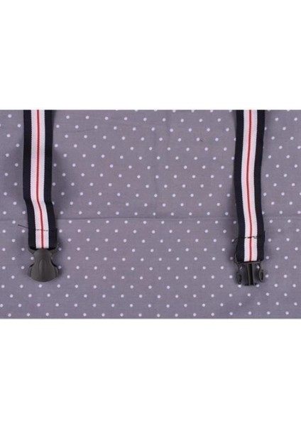 Kullanışlı Bebek Emzirme Önlüğü Gri Puantiyeli modelleri