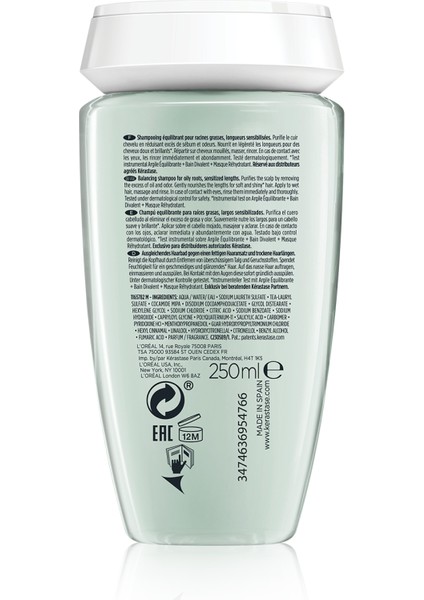 Specifique Bain Divalent Yağlanma Karşıtı Şampuan 250 ml