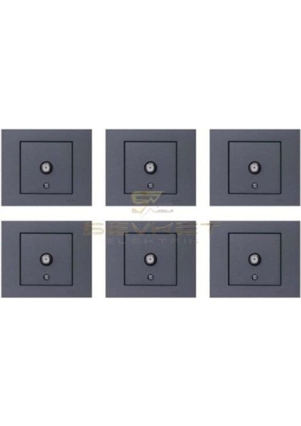 Grano Füme Tv Prizi F Tip 6'lı Paket