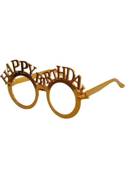 Happy Birthday Gözlük Doğum Günü Parti Aksesuarı Bronz modelleri