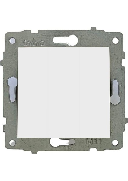 15 Adet Grano Beyaz Tekli Anahtar Çerçeve Hariçtir