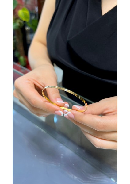 6 gr (Gram) Çöp Bilezik Yatırımlık Işçiliksiz 22 Ayar Altın