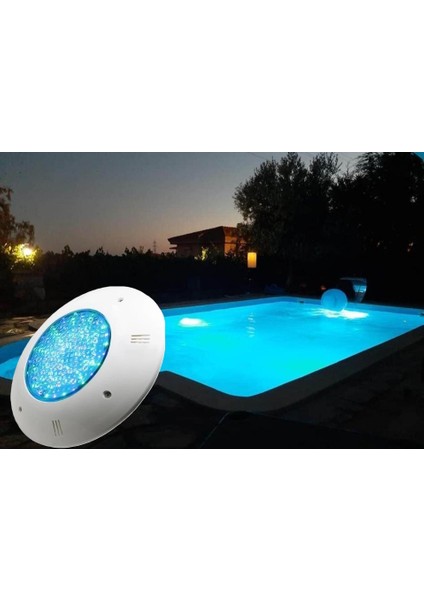 30 Watt 12 Volt Tenda Sıva Üstü Ledli Havuz Lambası Turkuaz 30W 12V