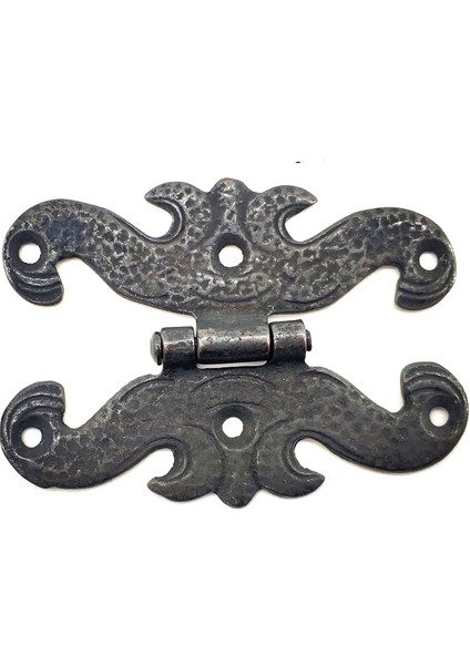 Antika Tarz Dekoratif Pirinç Kelebek Menteşe - 63X45 Mm, Oksit