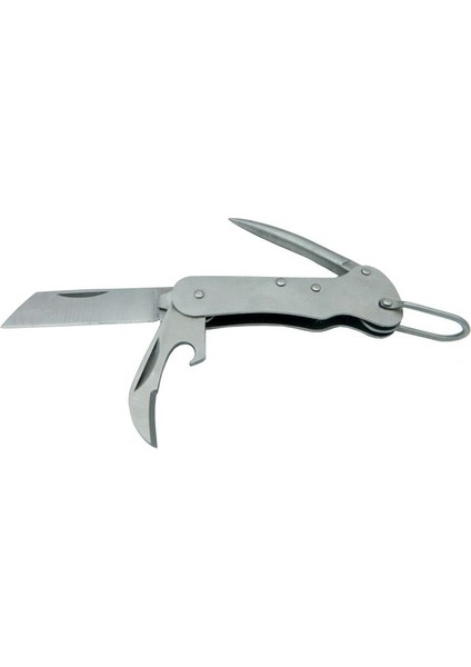 PK 153 Gümüş Gemici Çakı 9,5 cm - Metal Sap, Manuel