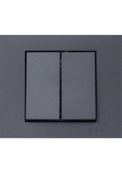 Grano Füme Topraklı Priz Komütatör 2 Li Çerçeve fiyatları