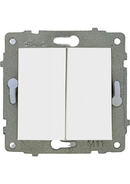 Tenda Grano Beyaz Komitatör 4 Adet Çerçeve Hariçtir