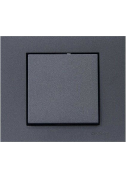 Ovivo Grano Füme Tekli Anahtar + Çerçeve Dahil