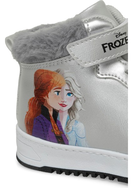 ESLEM.F3PR Gümüş Kız Çocuk High Sneaker
