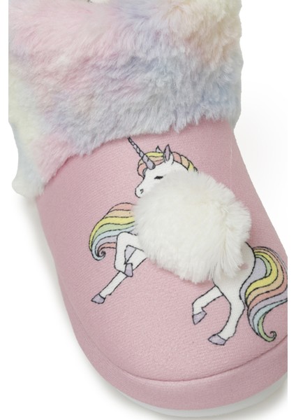 626036.P3PR Pembe Kız Çocuk Panduf