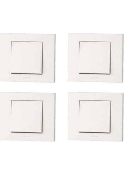 Grano Beyaz Anahtar 4'lü