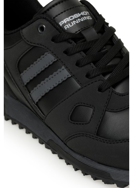 Arden Pu 3pr Siyah Erkek Sneaker
