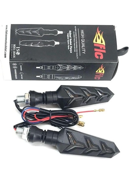 Flc LED Sinyal Y Model (Sarı) Kayar Aks-08-08