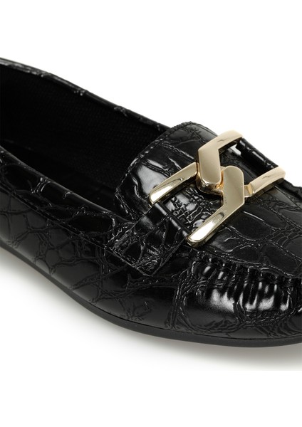 DW23003 3pr Siyah Kadın Loafer