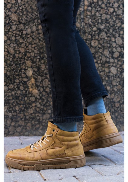 MERRICK HI 3PR CAMEL. Erkek High Sneaker
