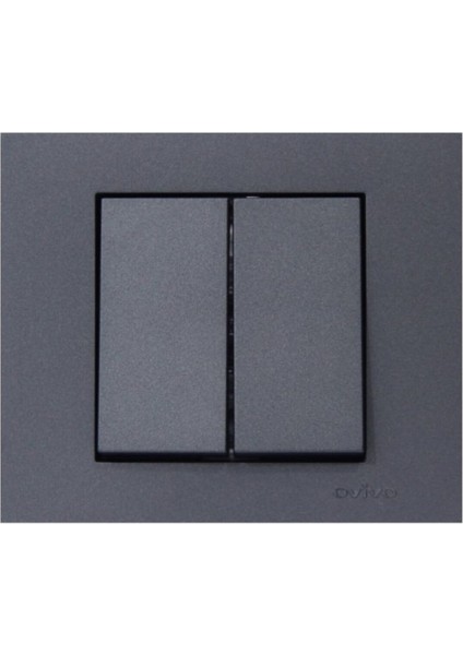 Grano Füme Komütatör ( Ikili Anahtar ) Modül Kapak Çerçeve