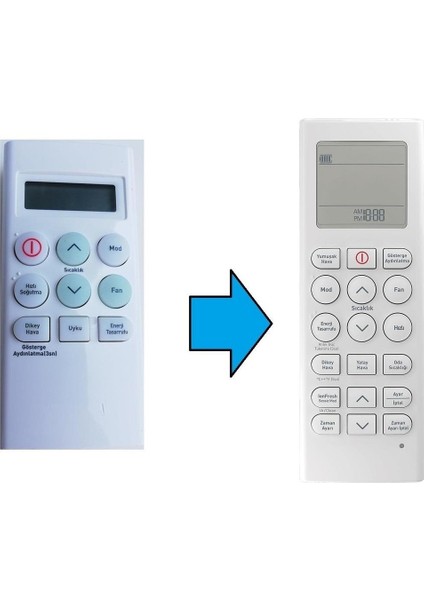 5401460399 Inverter Klima Kumandası fiyatları