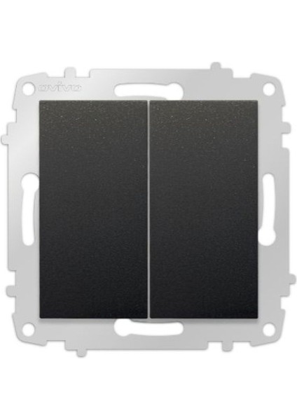 Ovivo Grano Siyah Natural Komitatör Çerçevesiz - 4 Adet