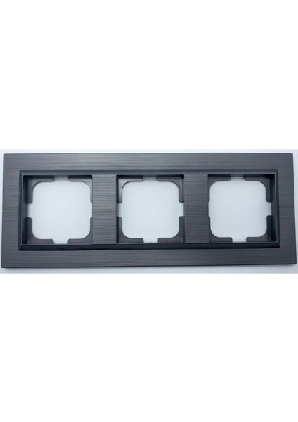5 Adet Ovivo Quantum Manyetik Gri Üçlü Çerçeve