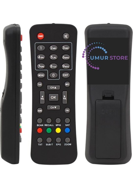 Büyük Kalıp Sd Uydu Alıcısı Kumandası