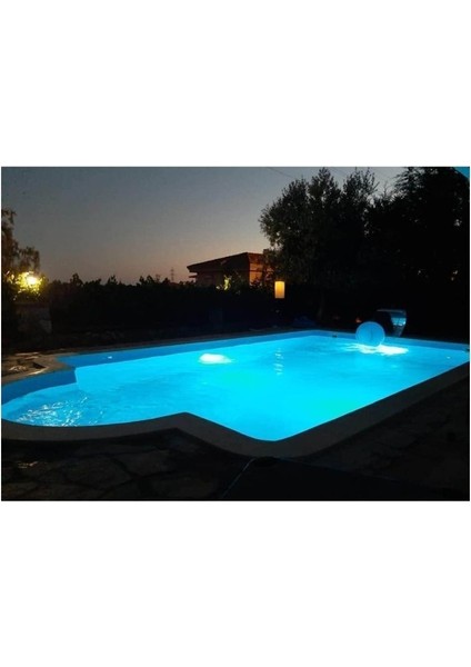 3 Adet 32 Watt 12 Volt LED Turkuaz Sıva Üstü Havuz Lambası Tenda 32W indirimleri