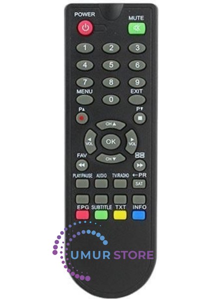 Extra Mini Pvr Uydu Alıcı Kumanda