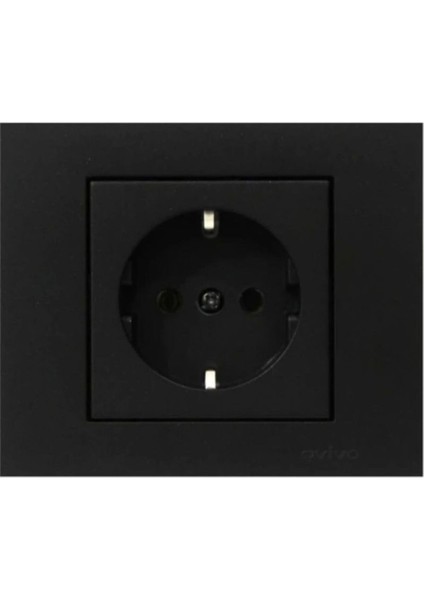 10 Adet Ovivo Grano Siyah Topraklı Priz 10'lu Çerçeve Dahil fiyatları