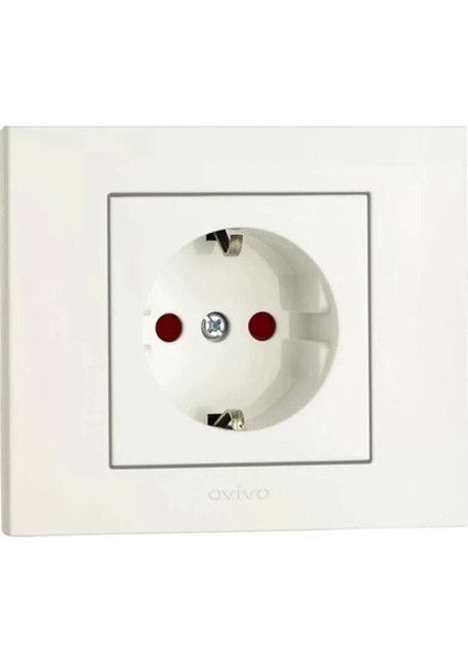 Grano Beyaz Çocuk Korumalı Priz
