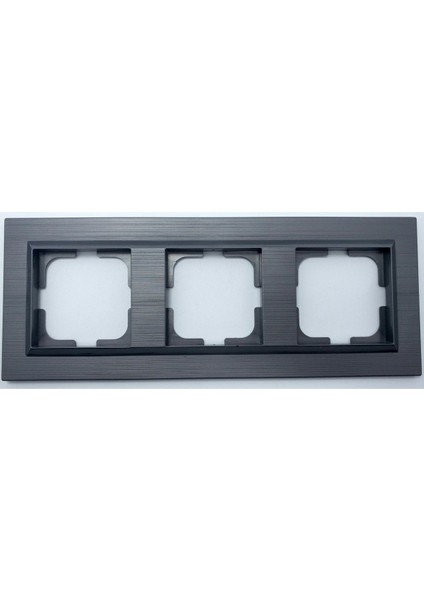 12 Adet Ovivo Quantum Manyetik Gri Üçlü Çerçeve