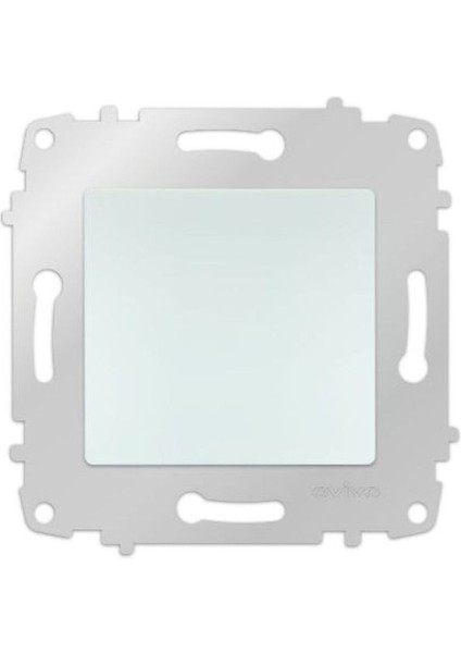 Ovivo Grano Beyaz Tekli Anahtarçerçevesizdir