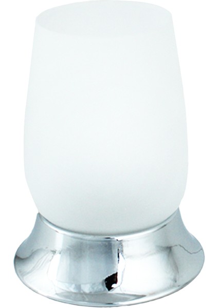 Krom Set Üstü Buzlu Camlı Diş Fırçalık fiyatları